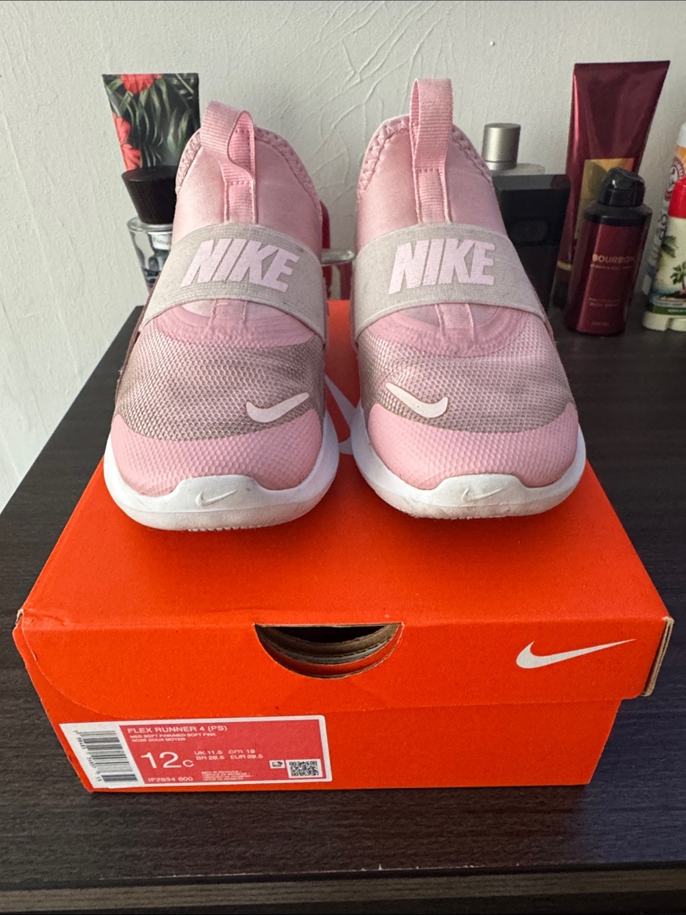 Nike Women's Light Pink Slip-On Athletic Sneakers
